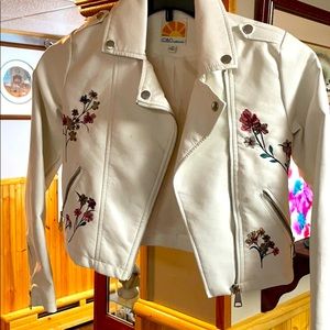 Girls Faux Leather jacket